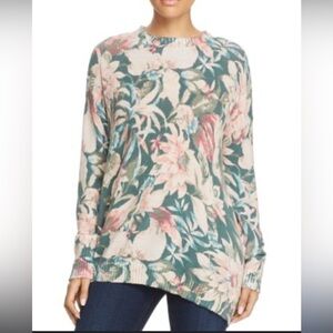 Show Me Your MuMu Fireside Sweater in Petal Pines Size XS Mock Neck